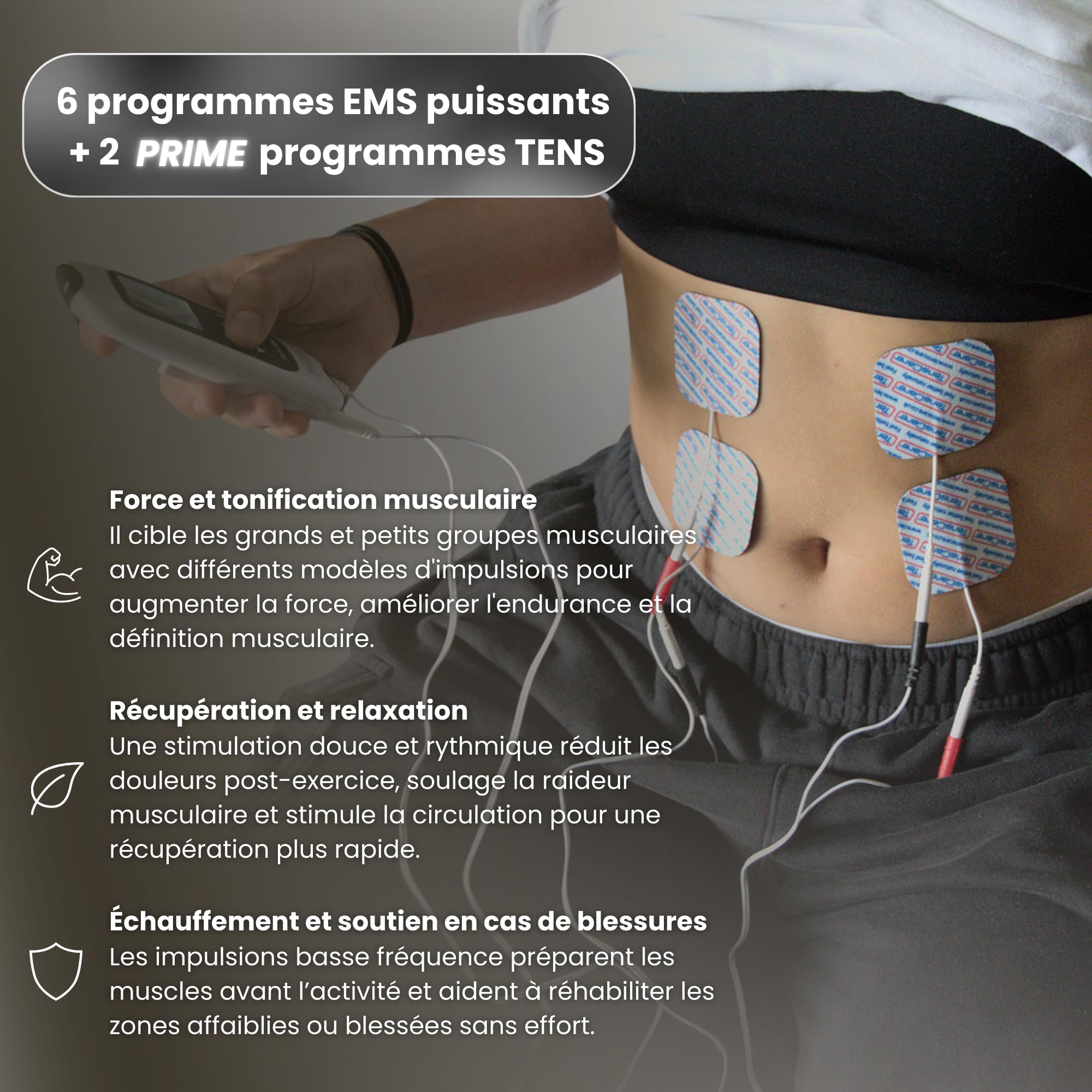 Tenscare Perfect Ems Appareil De Musculation/Soulagement De La Douleur