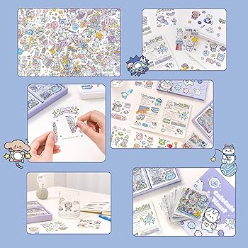 Amazon.co.jp: LAPLBEKE 100枚 かわいい 女の子 シール