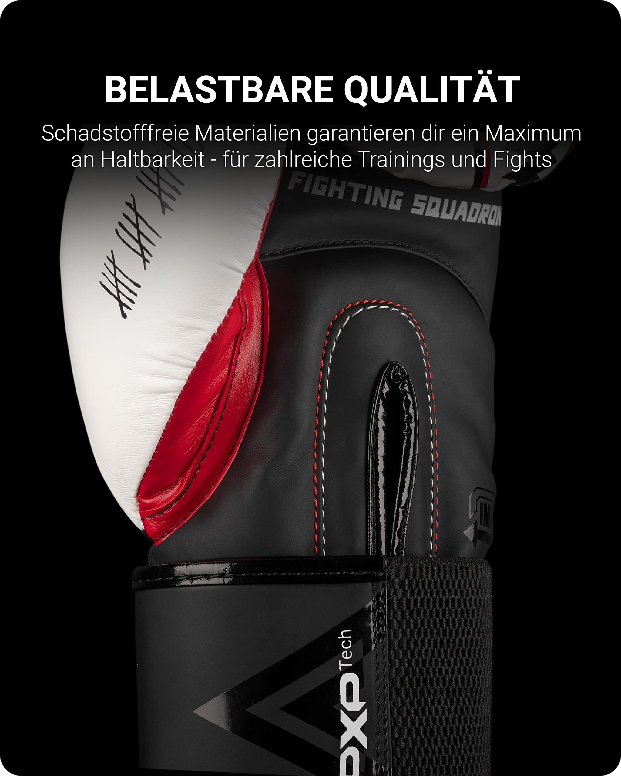 Phantom Boxhandschuhe Fight Squad | MMA Thai Boxing Gloves | Männer (Fight Squad - Weiß, 12 Oz)
