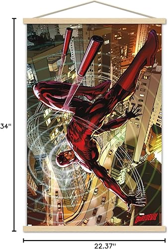 Miniatura 7 de Trends International Marvel Comics Daredevil - Póster de pared para cubierta de techo, 22.37 x 34.00 pulgadas, paquete de impresión premium y