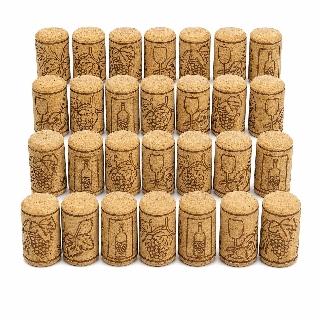 30 PCS Natural Wine Corks 40 x 21 mm Bottle Cork Stoppers Craft