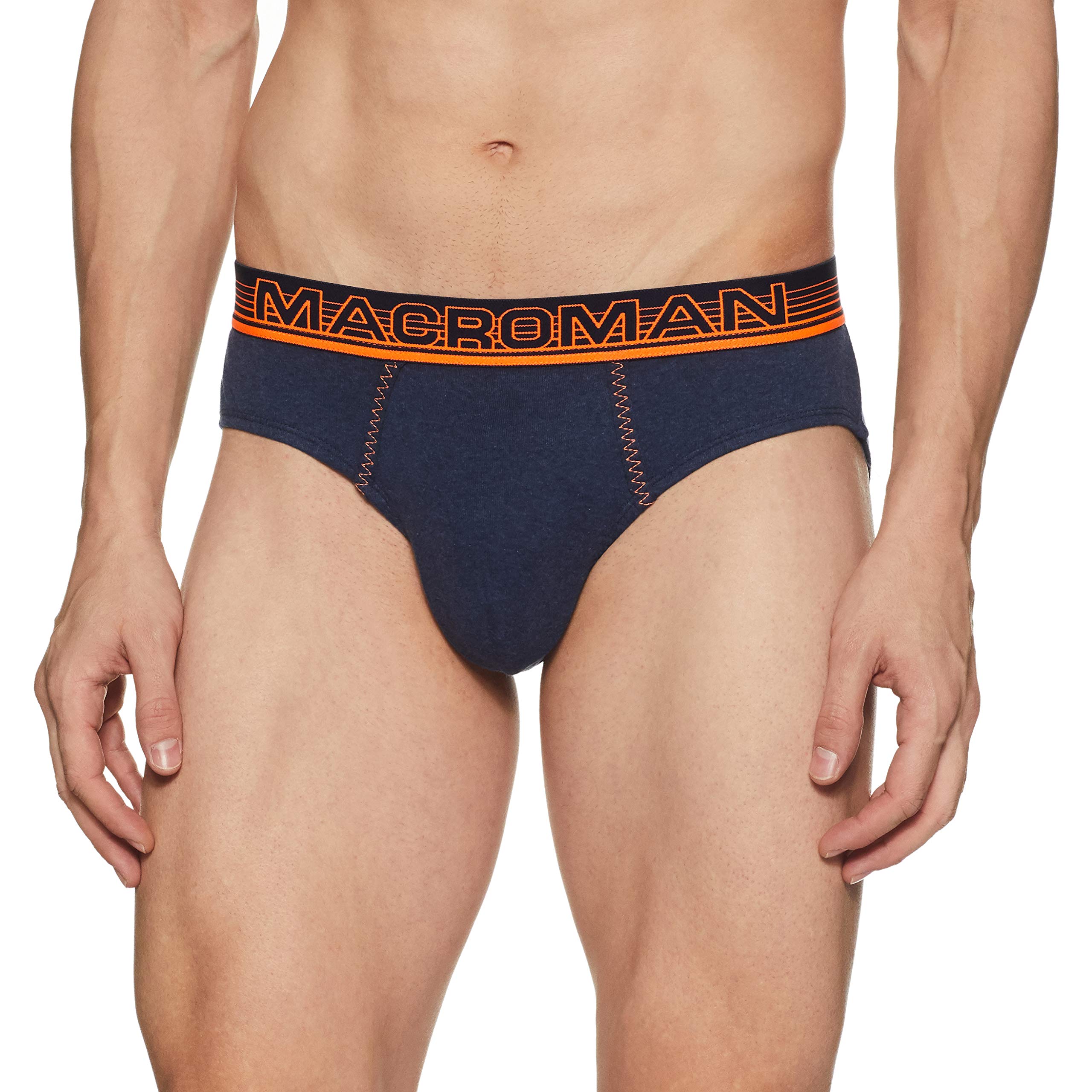 Macroman M-SeriesMen's Plain Brief (M-ICN31_Assorted_Medium)