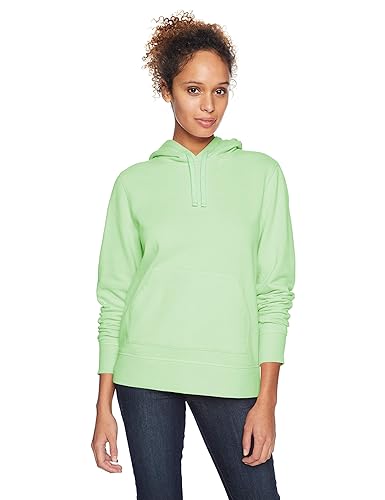 Amazon Essentials womens Regular-Fit Fleece Pullover Hoodie (Available in Plus
