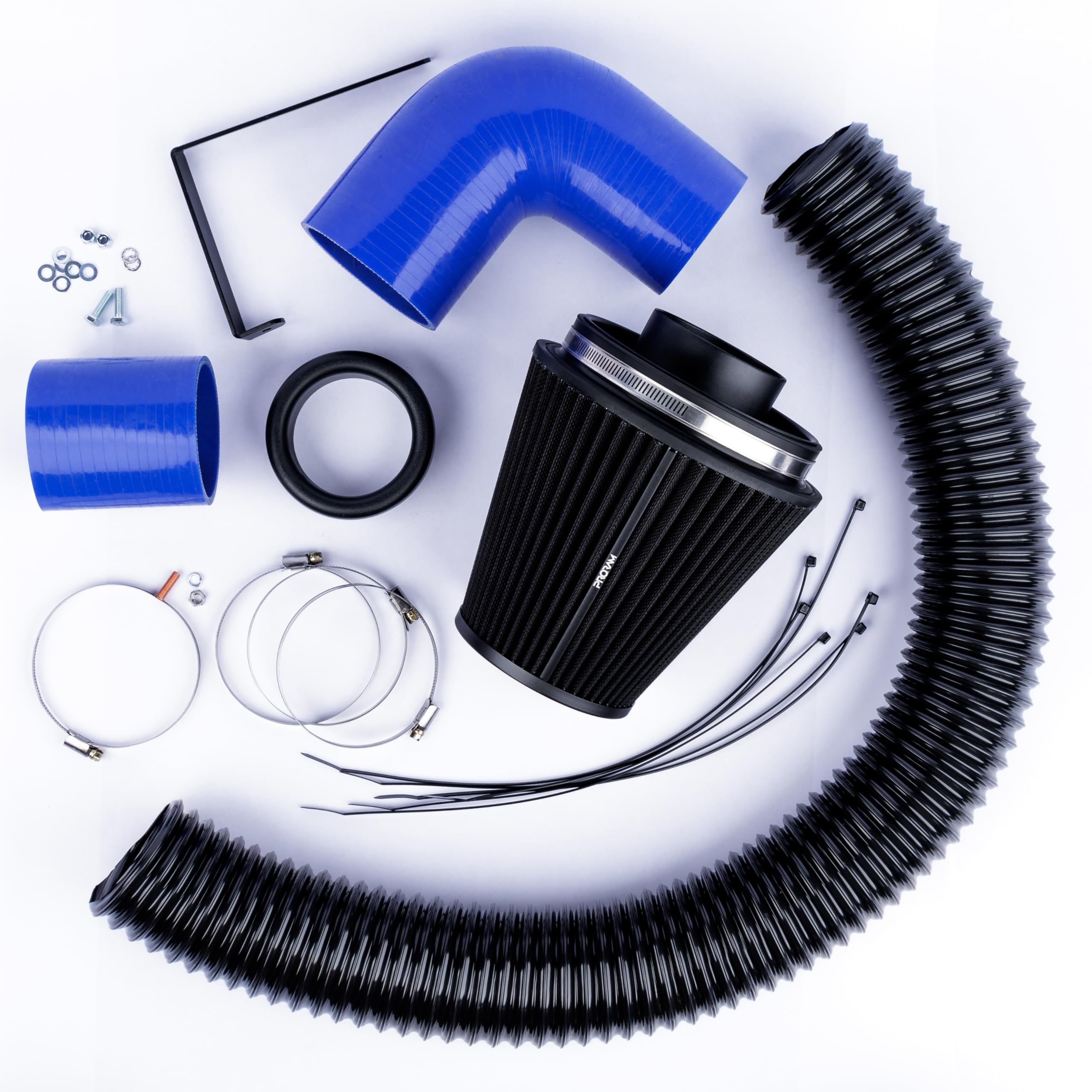 Proram Performance Cone Air Filter Intake Induction Kit to fit VW MK5 R32 - Blue
