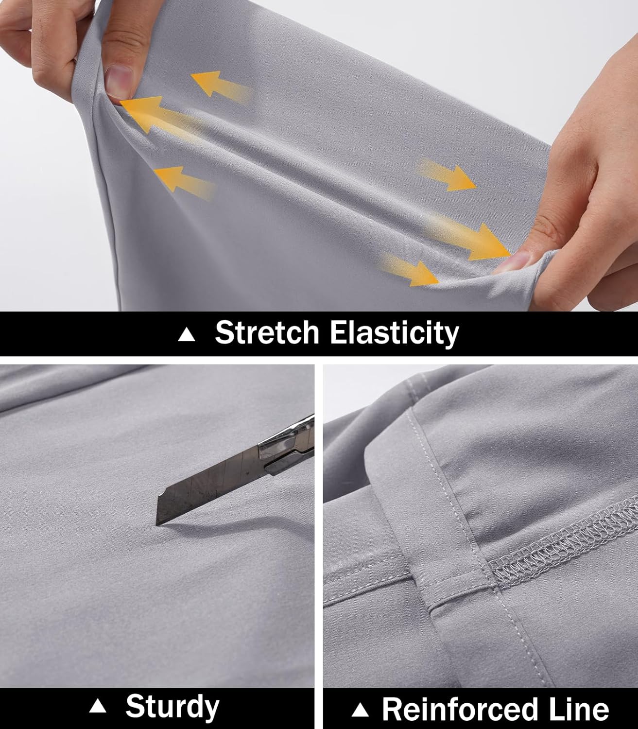 MAGNIVIT Mens Sweatpants with Zipper Pockets Athletic Track Joggers for Men Lightweight Quick-Dry Stretchy Pants for Men - Image 6