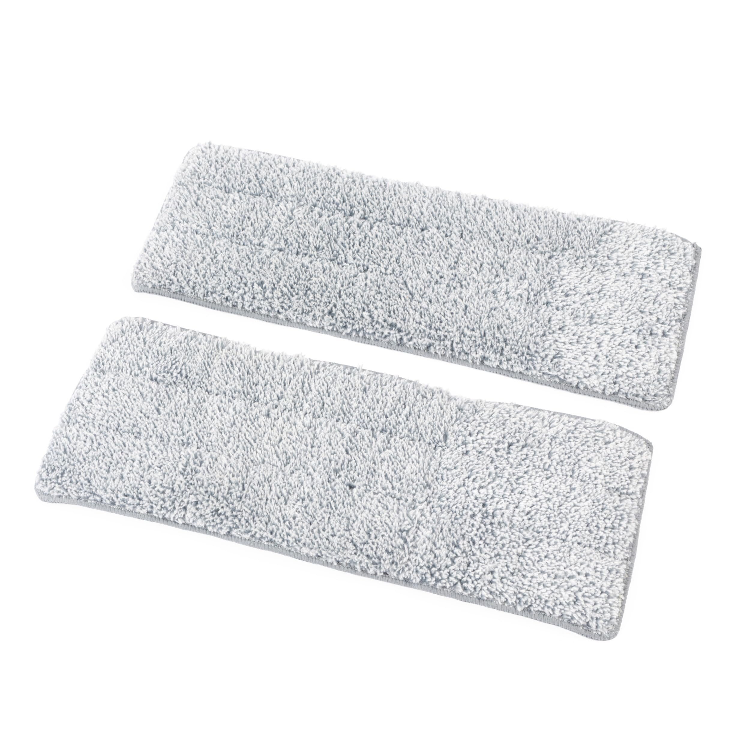 Beldray Juego de fregona Plana y Cubo de Limpieza Profunda: Cubo de fregona de 4 litros con 2 Compartimentos para remojar/escurrir y Quitar la Suciedad, 2 Cabezales de Microfibra Lavables a máquina