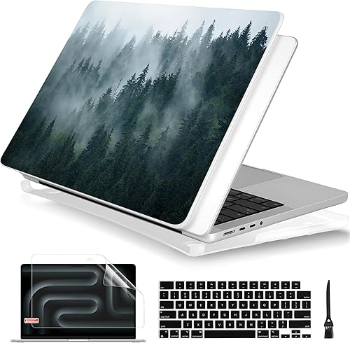 Miniatura 160 de Batianda Funda para MacBook Pro M4 de 16 pulgadas 2024 2023 2021 modelo A3403 A2991 con chip M3 M2 Pro/M1 Max, carcasa rígida de plástico