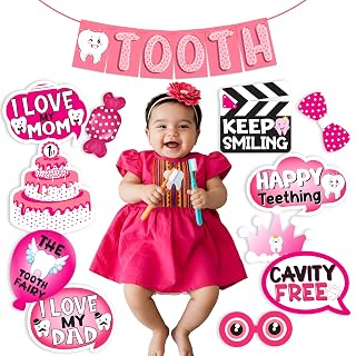 Wobbox First Tooth Photoshoot Props for Baby - Celebrate Milestones with Compact, Stylish My First Tooth Photography Props for Kids -(FP5910)