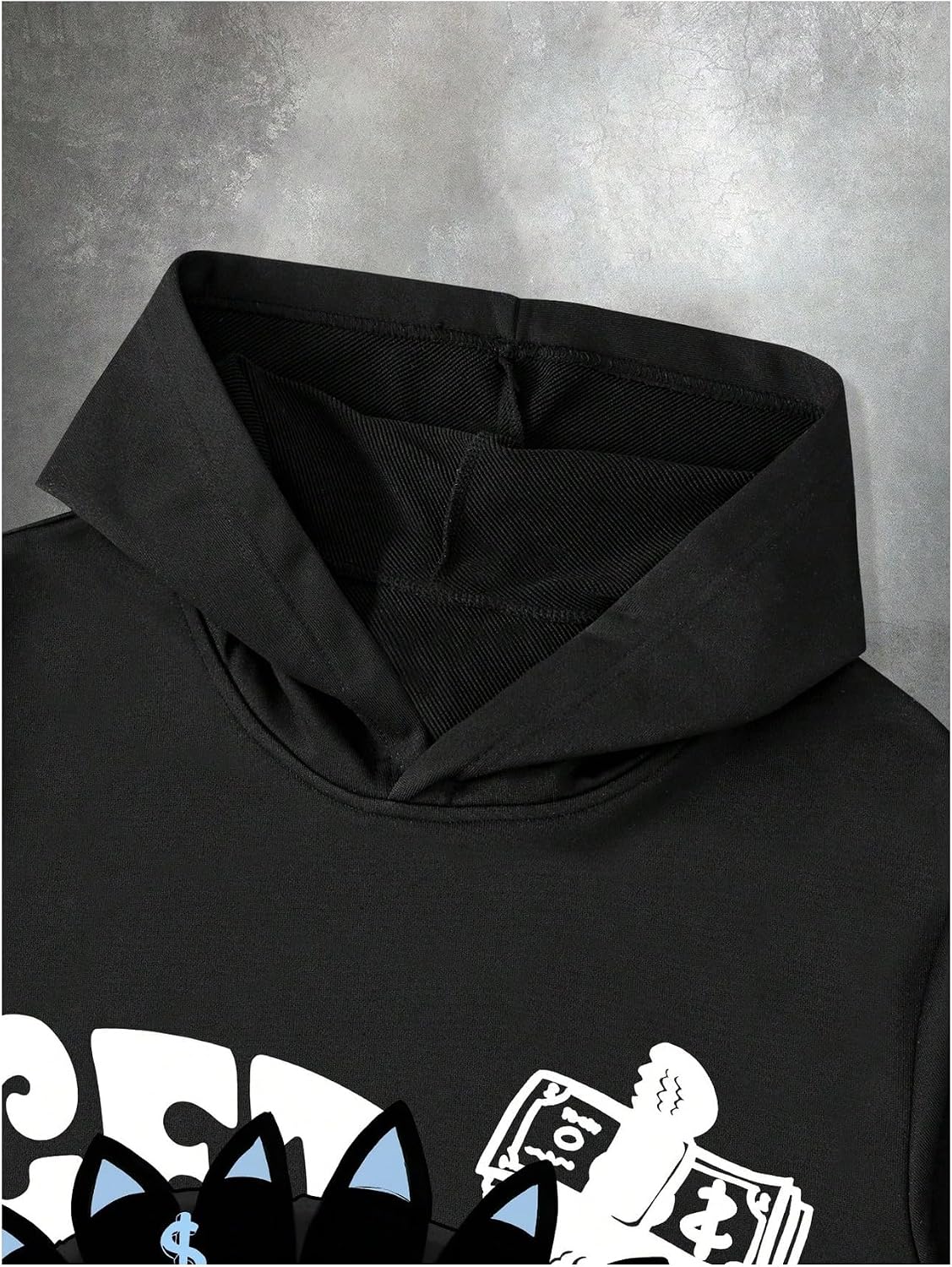 SOLY HUX Men's Hoodies Set Streetwear Graphic Hooded Sweatshirts and Sweatpants Tracksuit Hip Hop Clothes