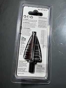Milwaukee 48-89-9212 Step Bit #12 7/8 - 1-3/8