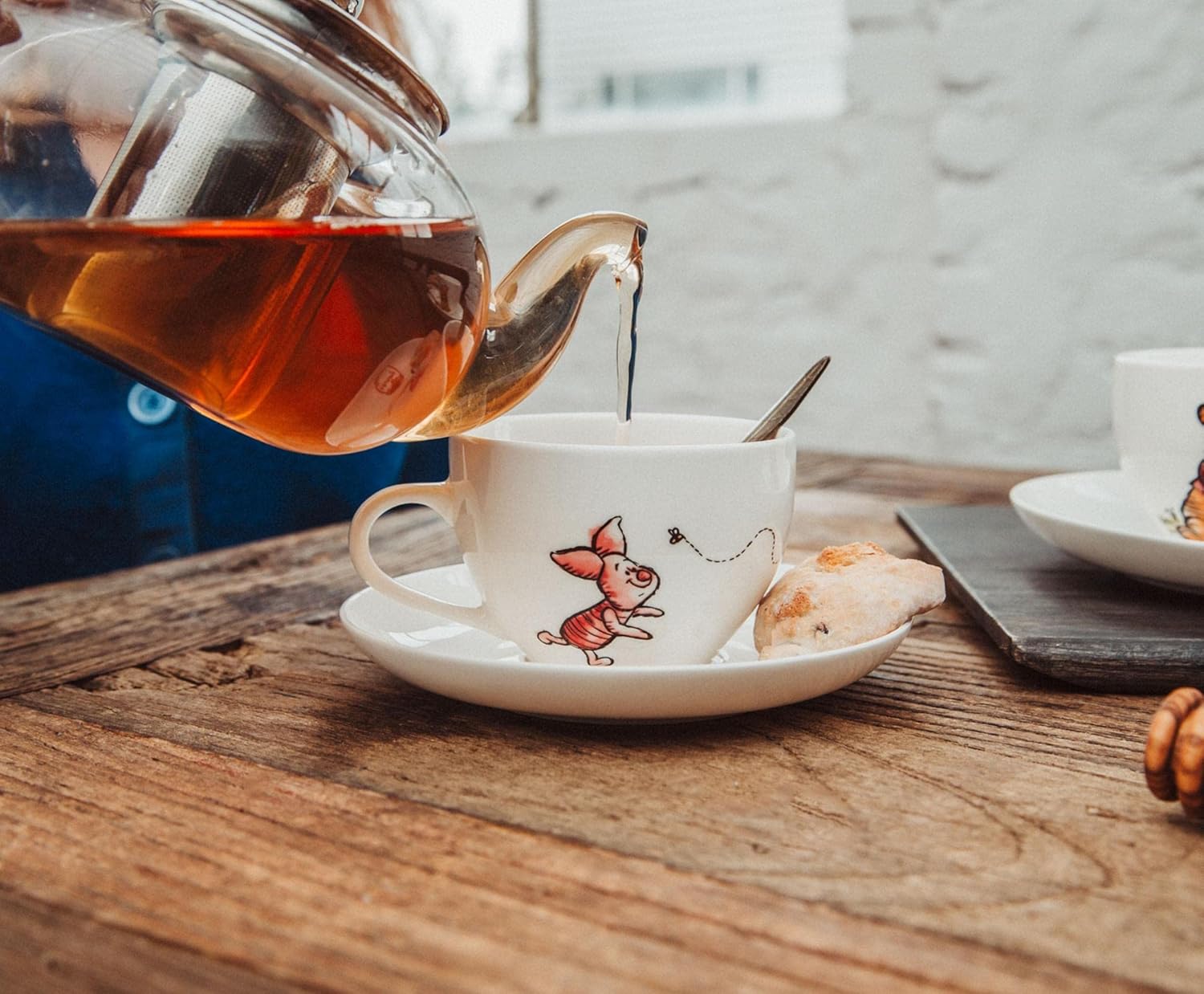 Winnie The Pooh Disney Bone China 4-Piece Teacup and Saucer Set | Tea Party With Coffee, Espresso, Mocha - Image 9