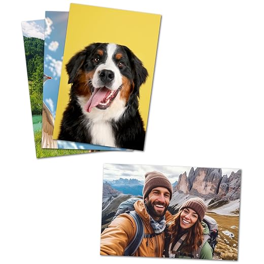 Photo Prints - Glossy - 4x6 - Standard Size - Upload Your Own Photos - Personalized Picture Prints - Custom Printed Photos for Home Decor - Made in the USA - Custom Prints for Picture Frames and Wall Art