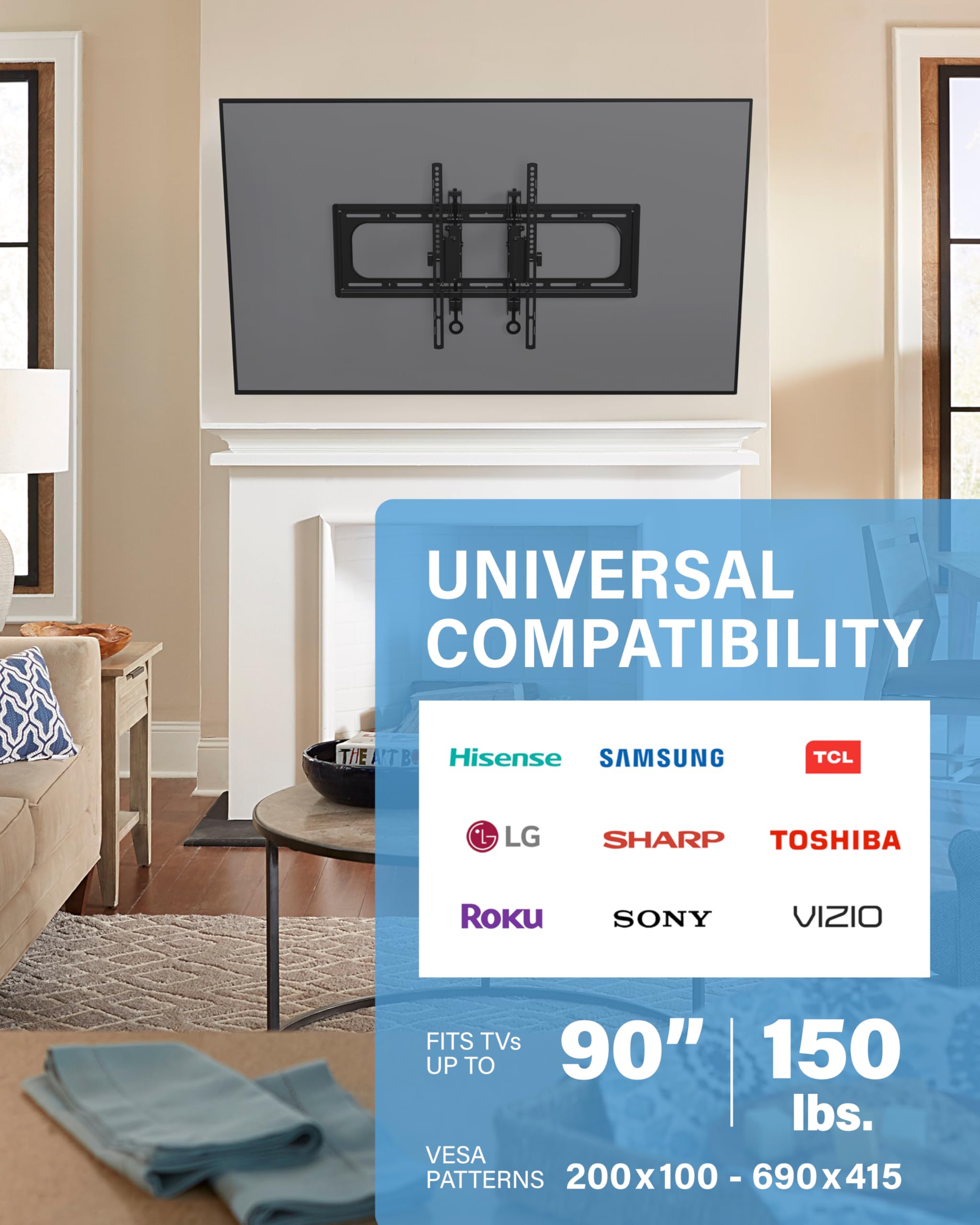 Amazon.com: SANUS Preferred Extendable Tilt TV Wall Mount for 42