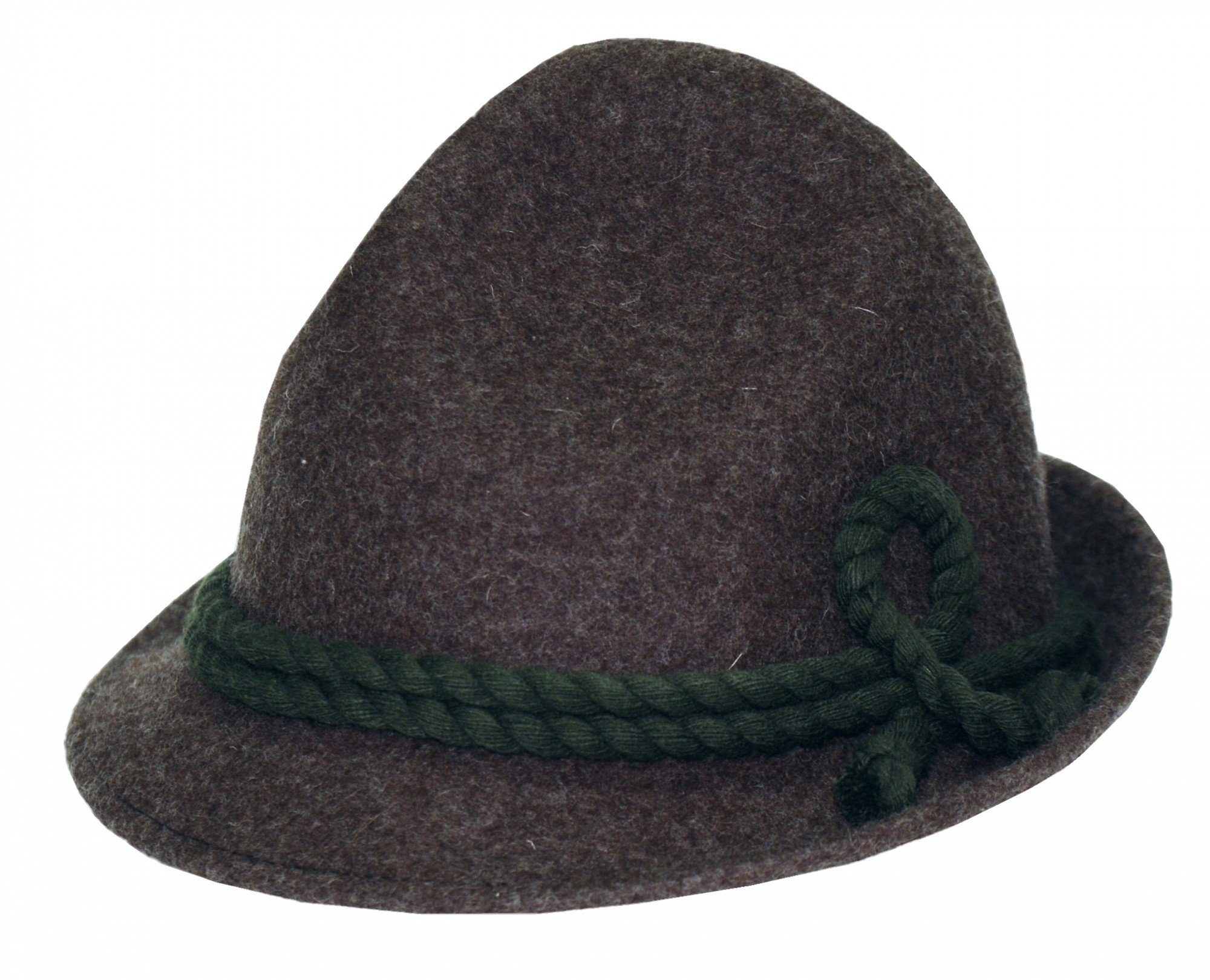 Trachtenhut Braun Loden Jäger-Wander-Hut Jagd Fischer Berg Trachten Lodenhut Dreispitz Herren Damen Bergsteiger Förster Jäger Wandern Tracht Wanderhut Forst Wald Freizeithut