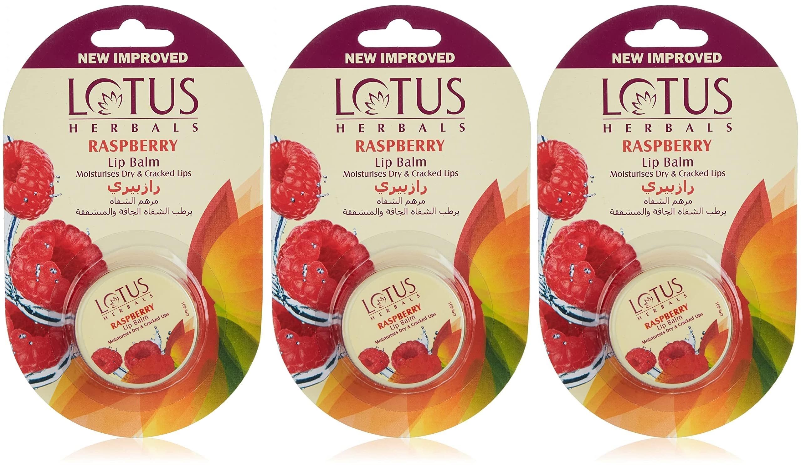 Lotus Herbals Lip Balm, Raspberry, 5g x Pack of 3-picture-52