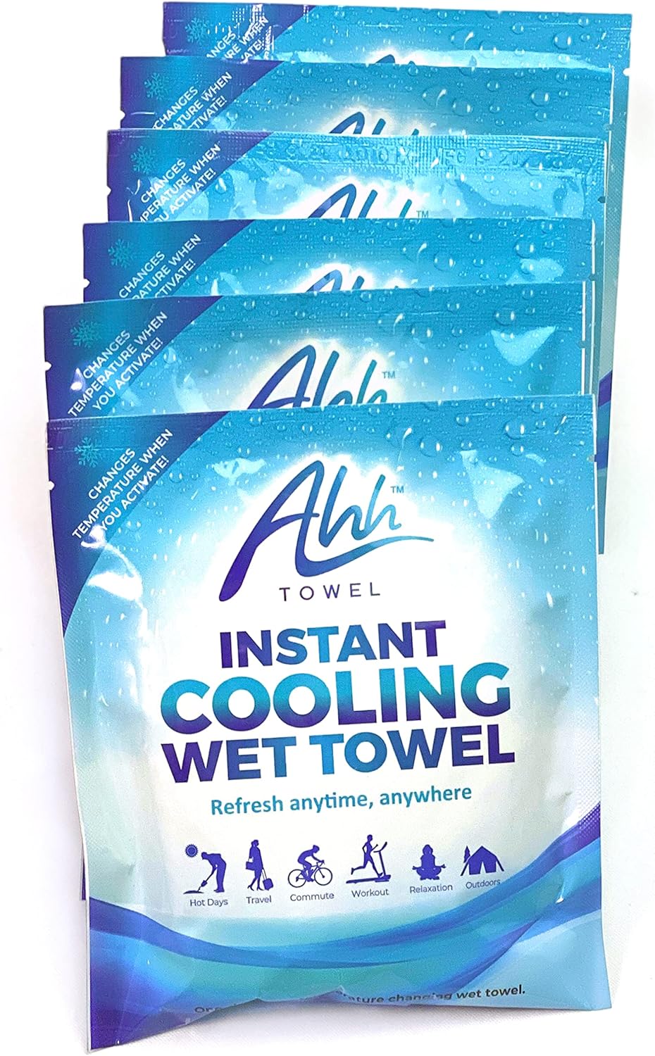 Ahh Towel Instant Cooling Towels for Athletes, Cooling
