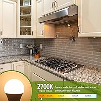 Vista 2 de LED Range Hood Light Bulbs Replacement, 40 Watt Equivalent, LED Appliance Bulb for Refrigerator/Stove Hood/Fridge, 2700K SOFE White, E26 Base