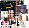 POPFEEL Full Beauty Makeup Cosmetics Set 35 Pieces Upgrade Cosmetics Set Makeup Set Beginner Makeup Set Cosmetic Set - Face Makeup Products, Lipstick, Lip Gloss, Eyeshadow Palette, Eye Makeup, False