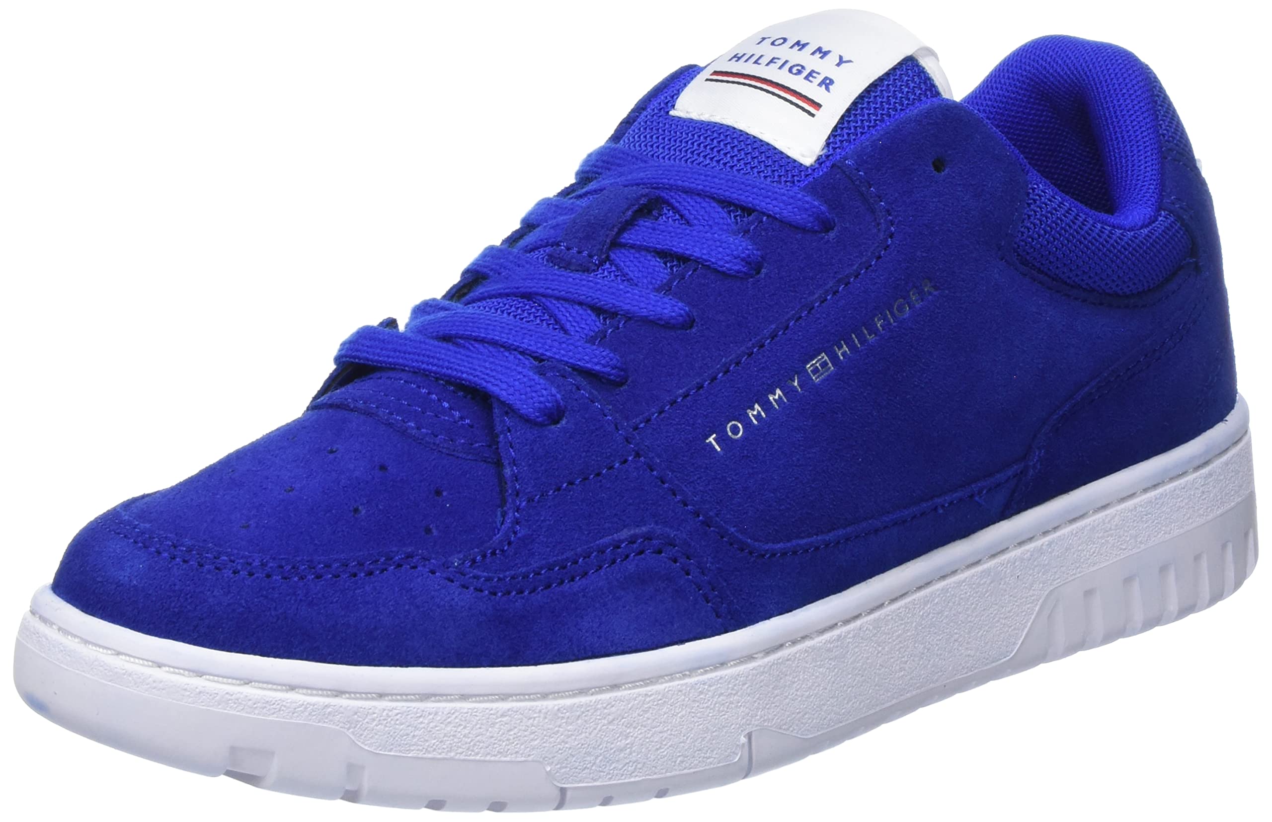 Tommy Hilfiger TH Basket Core Suede Fm0fm04694, Zapatilla con Suela Cupsole Hombre