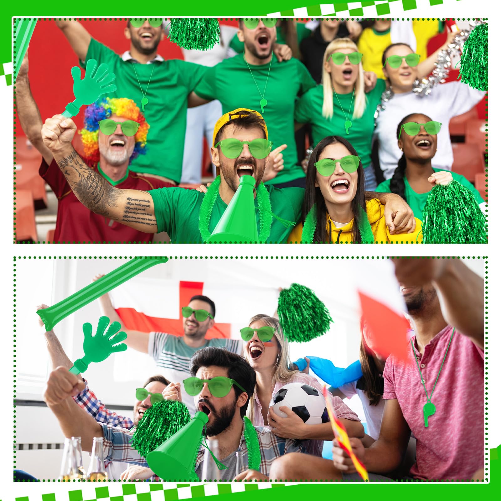 Soulchen Green 180 Pcs Team Spirit Day Accessori per Eventi