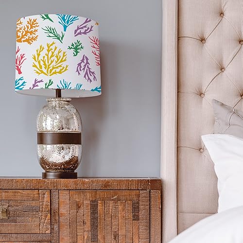 Miniatura 7 de BENECREAT Plantilla de coral, plantillas de plástico reutilizables de 12 x 12 pulgadas, patrón de plantas marinas, plantilla de pintura para diario,