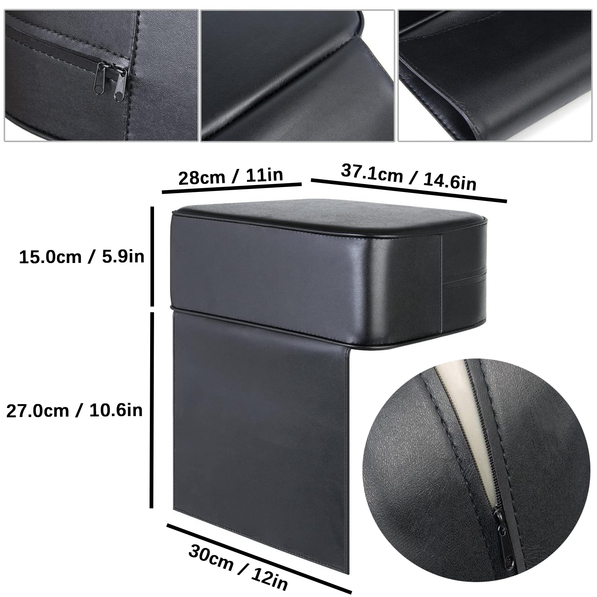 Asiento elevador de salón para corte de pelo de niños, poliuretano impermeable, equipo de spa de belleza, silla de peluquería para salón, restaurante, hogar, 37 x 28 x 15 cm