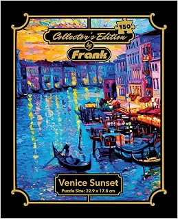 Frank Venice Sunset 150 Pieces Puzzle | Collector's Edition | Travel Friendly Mini Puzzles | Puzzles Having Realistic Illu... Price In India