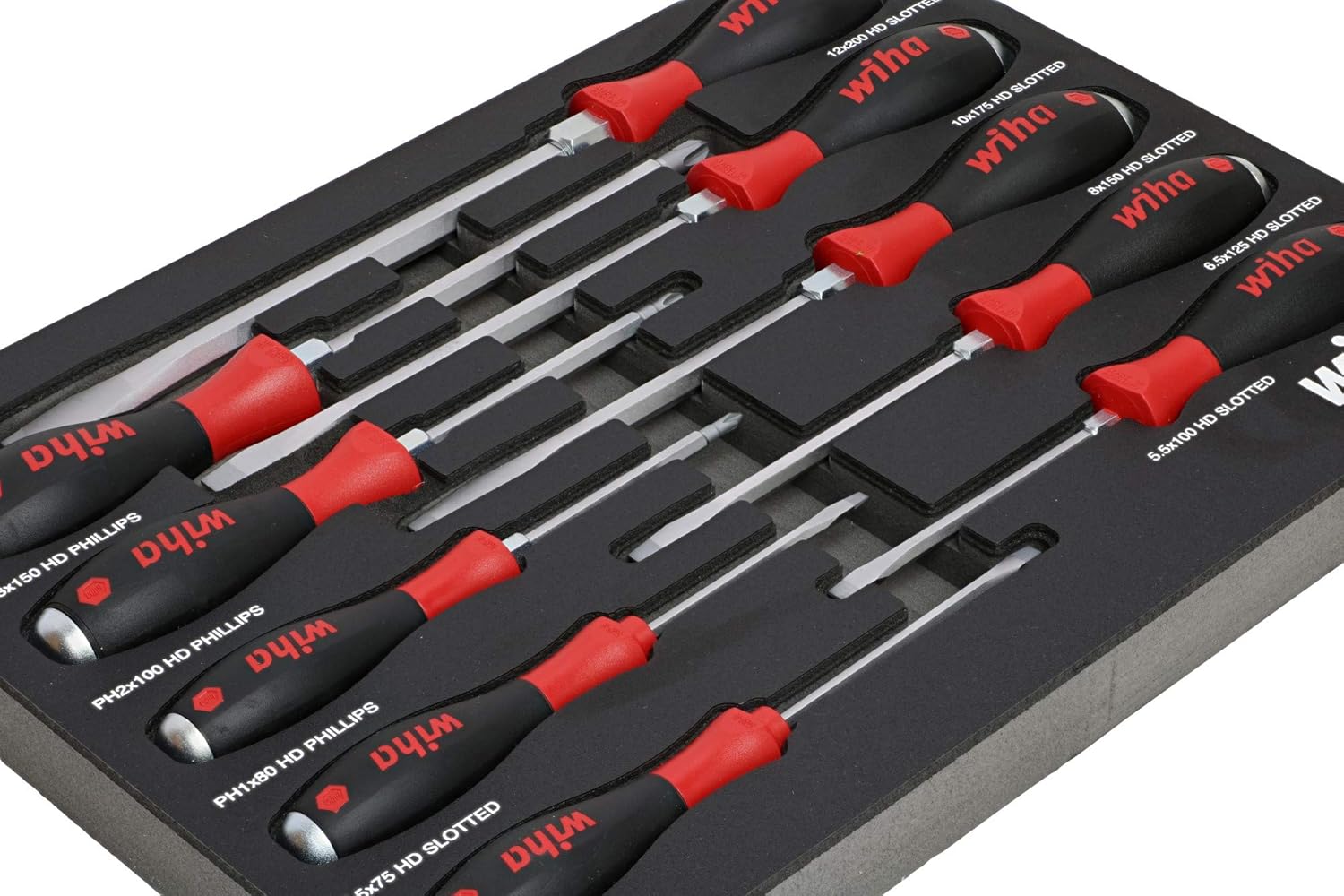 Discount 70% Wiha 53180 | 10 Piece Extra Heavy Duty SoftFinish Cushion Grip Screwdriver Tray Set Popular Wiha 53180 | 10 Piece Extra Heavy Duty SoftFinish Cushion Grip Screwdriver Tray Set
