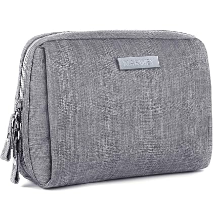 Narwey Small Black Makeup Bag for Purse Travel Makeup Pouch Mini Cosmetic Bag for Women Girls: Buy Online at Best Price in UAE
