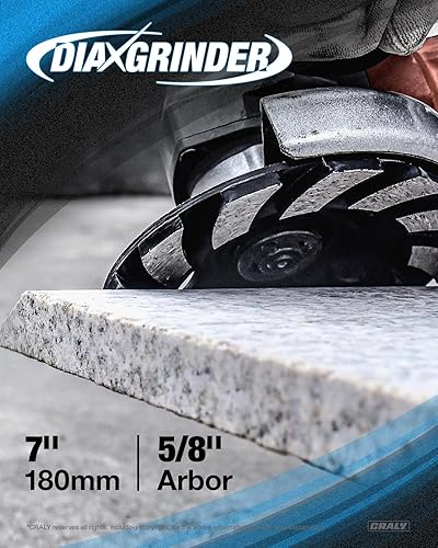 Miniatura 2 de CRALY 7 pulgadas, eje de 58 pulgadas, muelas abrasivas de diamante(30418001)