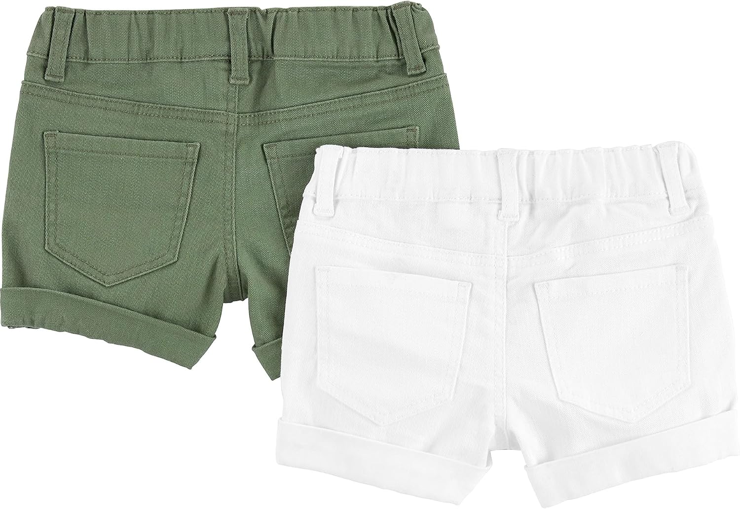 Simple Joys by Carter's Girls Denim Shorts, Pack of 2 - Image 2