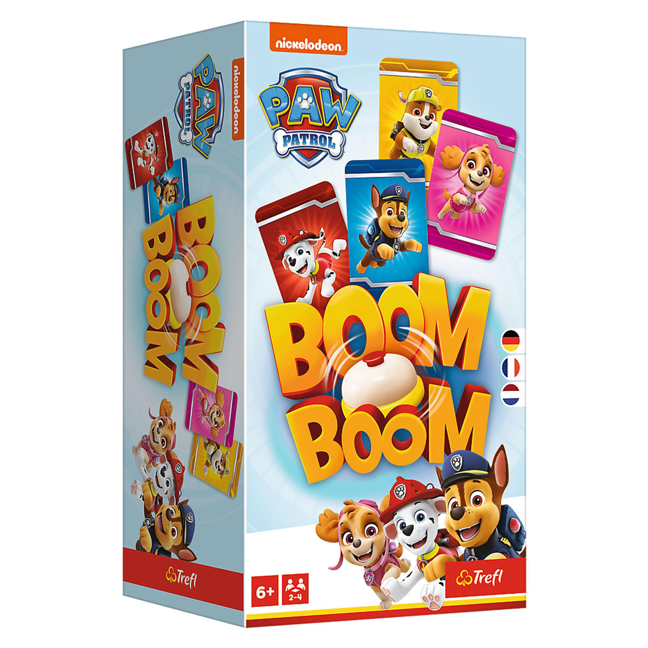 Trefl, Boom Boom, Paw Patrol, Dynamic Family Game, Game with a Bell