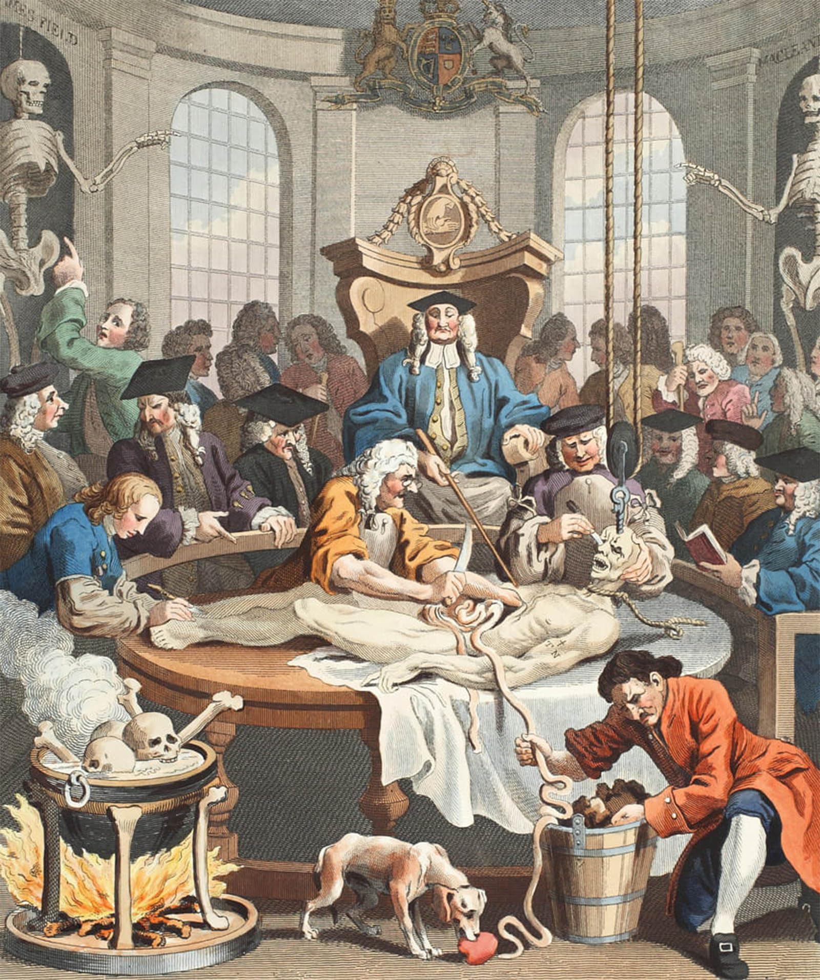 POSTERIIk Famous Animal Posters Vintage Picture the Reward of Cruelty From the Four Stages of Cruelty by William Hogarth Modern Wall Decor for Home Decor 60x90cm