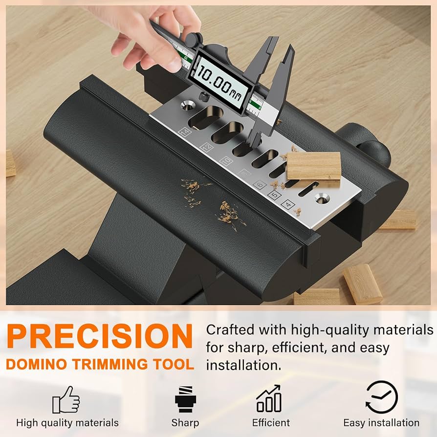 DESIMONE プレート Domino Tenon Trim Plate,Trims Domino 4mm to 14mm Sizes,High