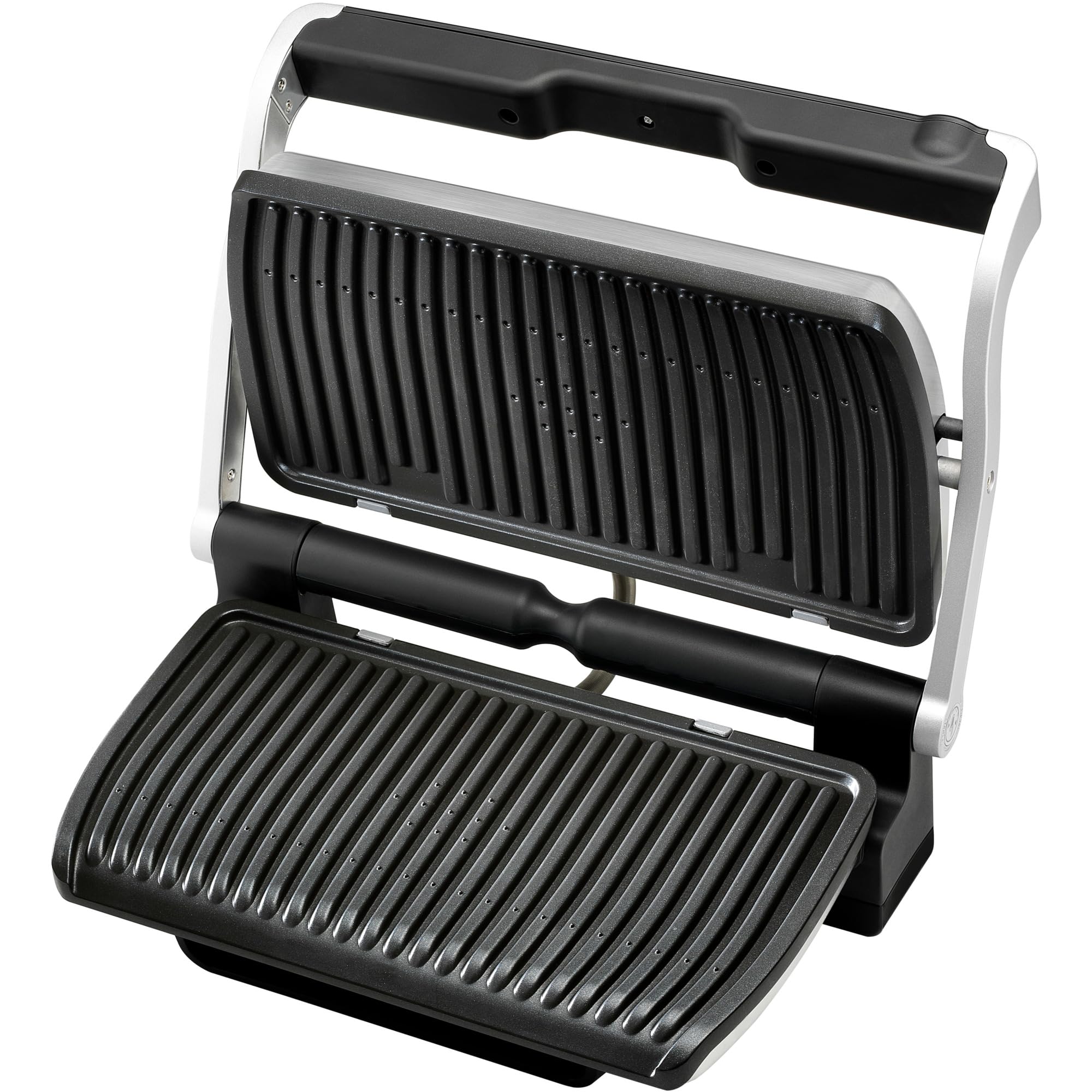 Tefal OptiGrill+ XL | Barbacoa de contacto con ajuste automático de temperatura | 9 programas automáticos | superficie de parrilla XL | Incluye bandeja para hornear | GC724D12
