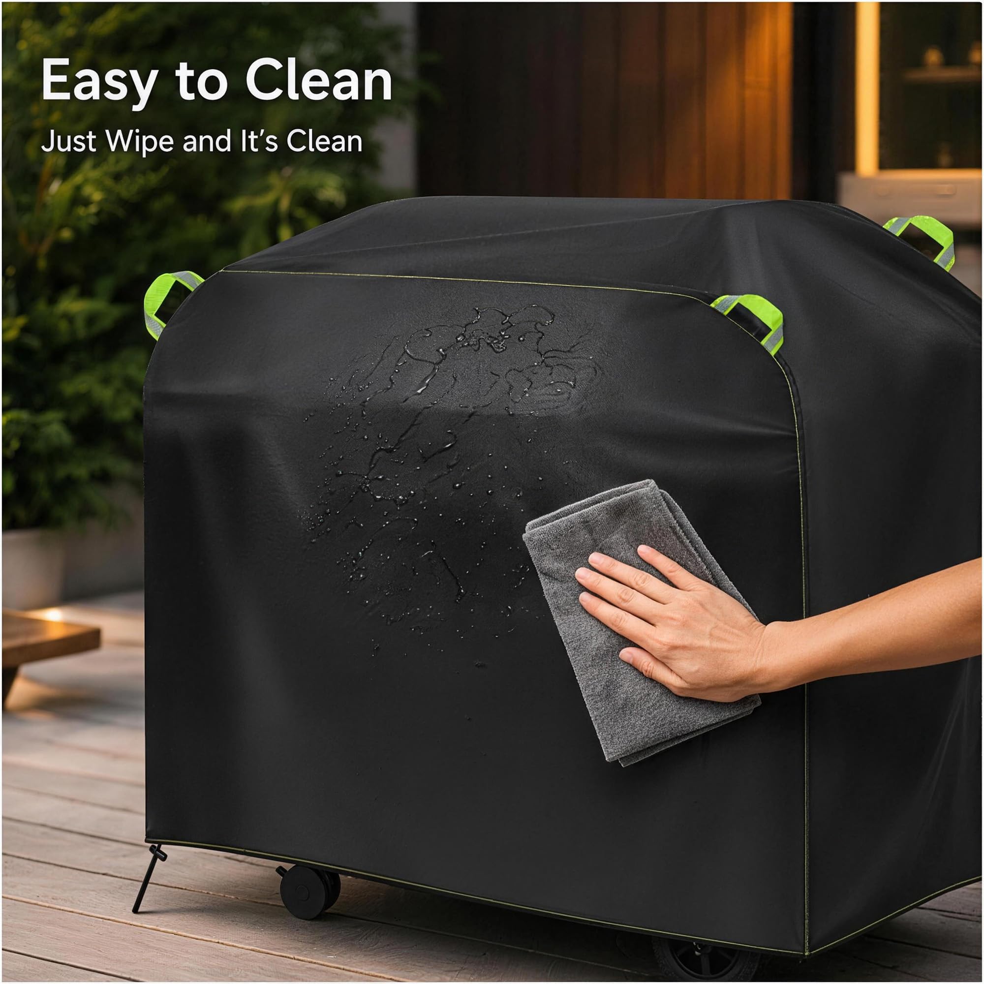 ZORQ Cubierta Parrilla BBQ para Tepro Toronto Click 2015-pr, Funda Protectora de Barbacoa Exterior Funda para Barbacoa Impermeable con Correas Ajustables