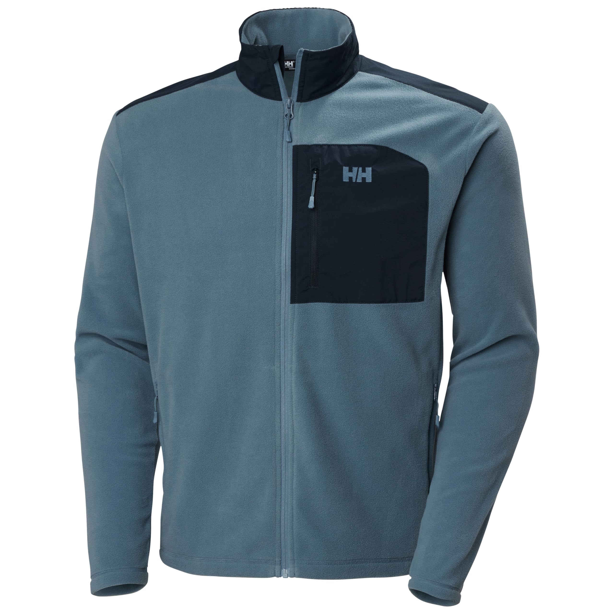 Helly Hansen Men's Washed Navy Blue Daybreaker Block Microfleece Jacket Navy M