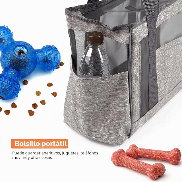 Foto 6 de 7 de PETCUTE Bolsa de Transporte para Mascotas,Respirable Plegable Bolsa para Mascotas con Correa de Hombro…