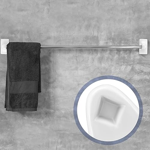 Miniatura 4 de Toallero de cerámica de porcelana blanca para barra de toalla, soporte para poste de soporte de azulejos, juego de azulejos de mediados de siglo,