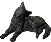 Vista 1 de Veronese Design Black Cat Scratching Ear Mini Figurine