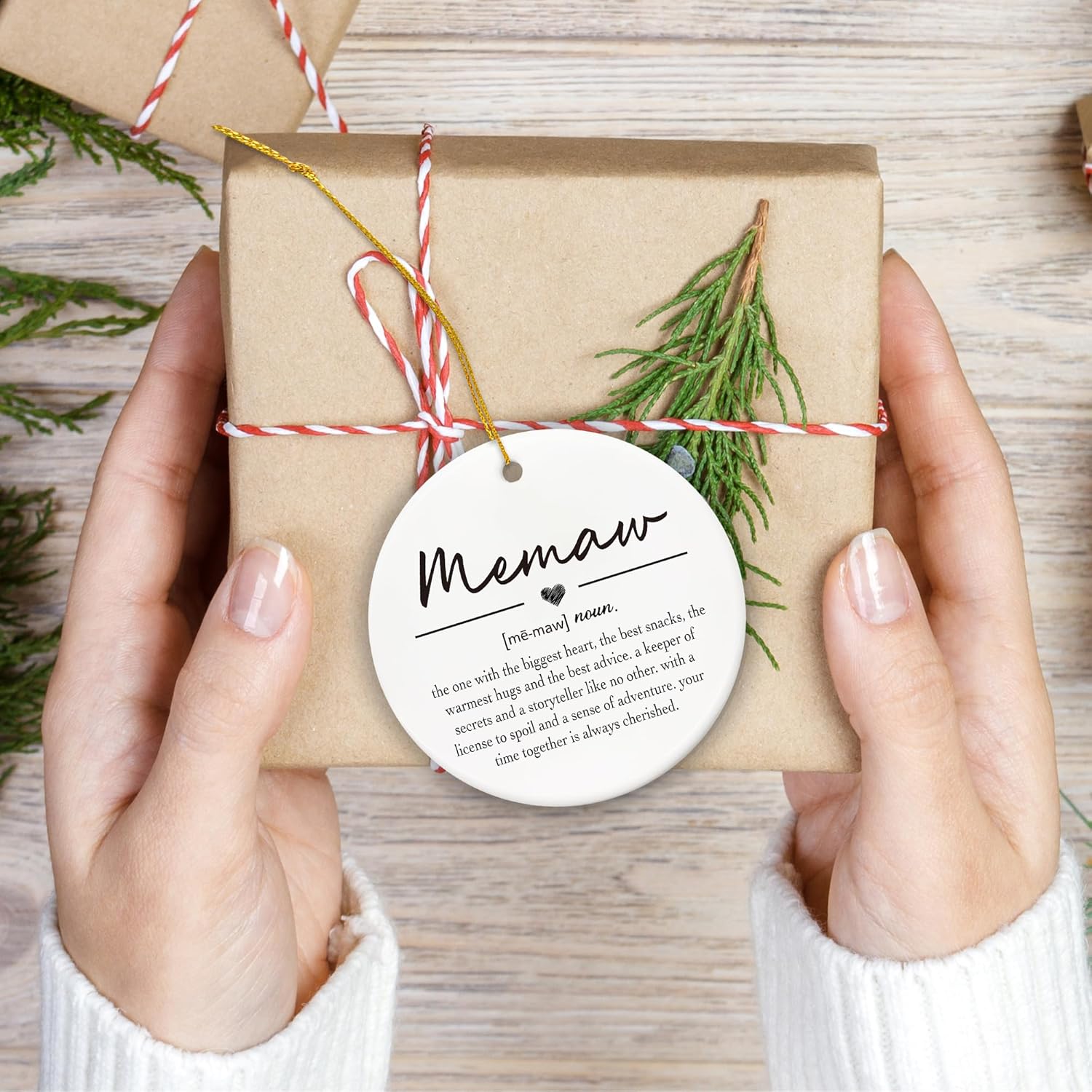 Voatok Memaw Grandma Ornament - Memaw Gifts for Christmas - Image 6