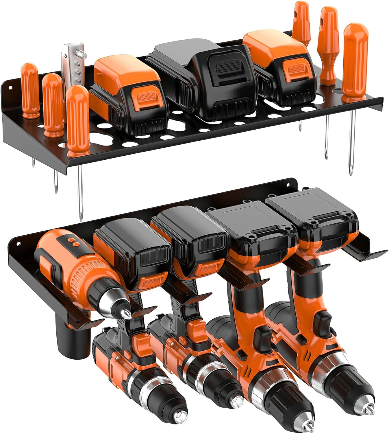 Storeonwall Power Tool Storage Rack, Tool Organizer, Metal