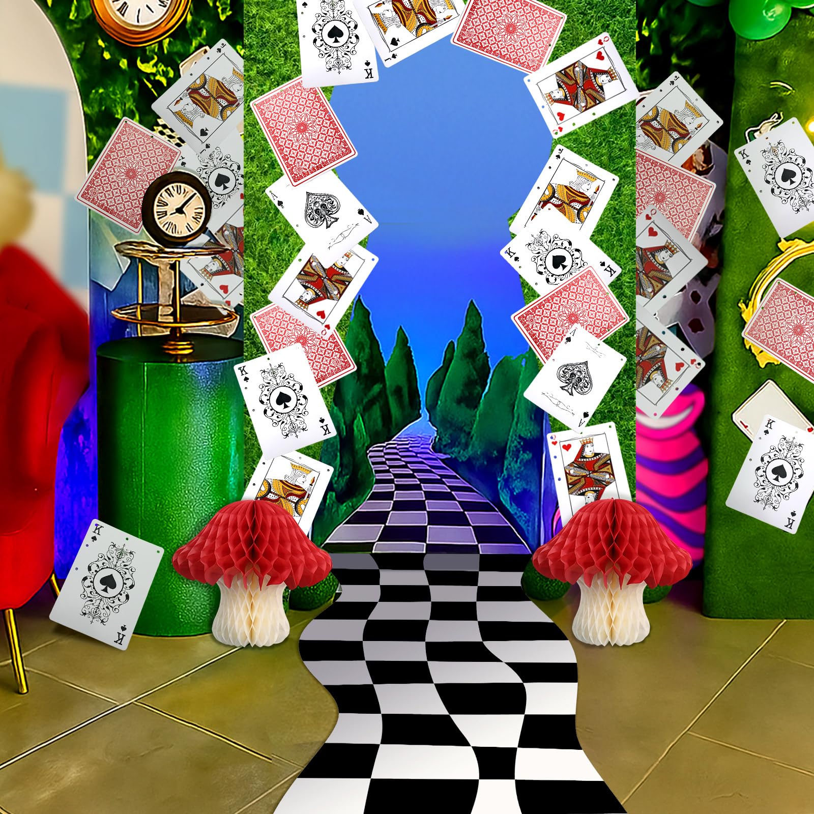 Photo 1 of Preboun Wonderland Tea Party Decoration Set