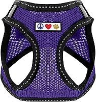 Vista 1 de Pawtitas Arnés reflectante de malla para perro, para entrenar a tu cachorro o perro, no más tirones, ni apretar o asfixiar