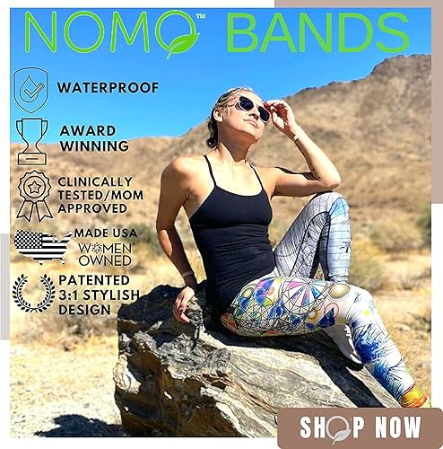 Miniatura 5 de NOMO Pulsera para aliviar la migraña, aromaterapia de menta y acupresión de dolor de cabeza, banda de alivio de dolor de cabeza de 30 segundos,