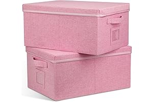 Pink Storage Containers with Lids: Keep Your Valuables Organized in Style