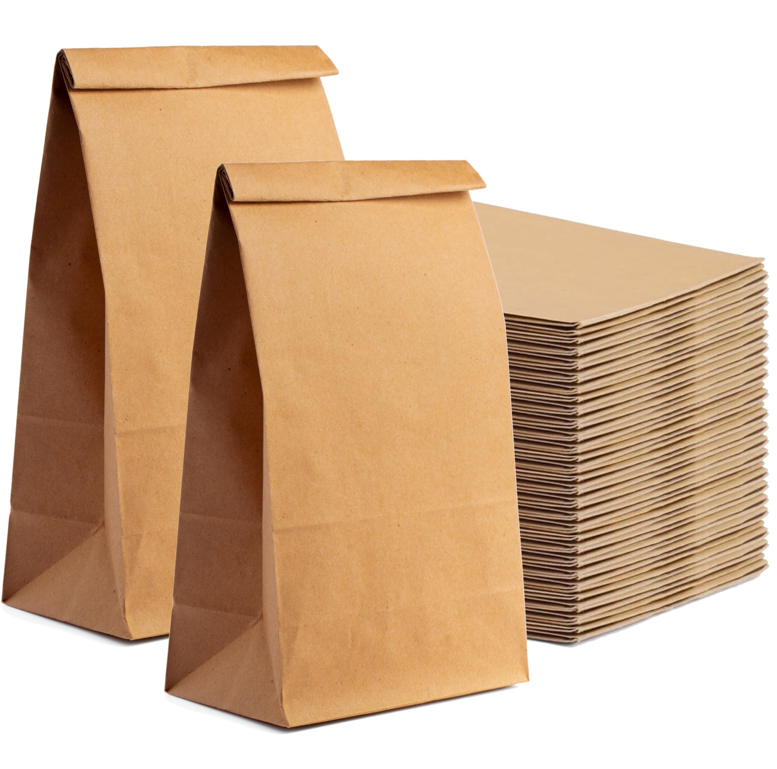 50x braune Beutel 20 x 13 cm - EXTRA STARK - Kraftpapiertüten Geschenktüten Kraftpapier als DIY Adventskalender - Ostern - selber machen Tüten Weihnachten zum befüllen