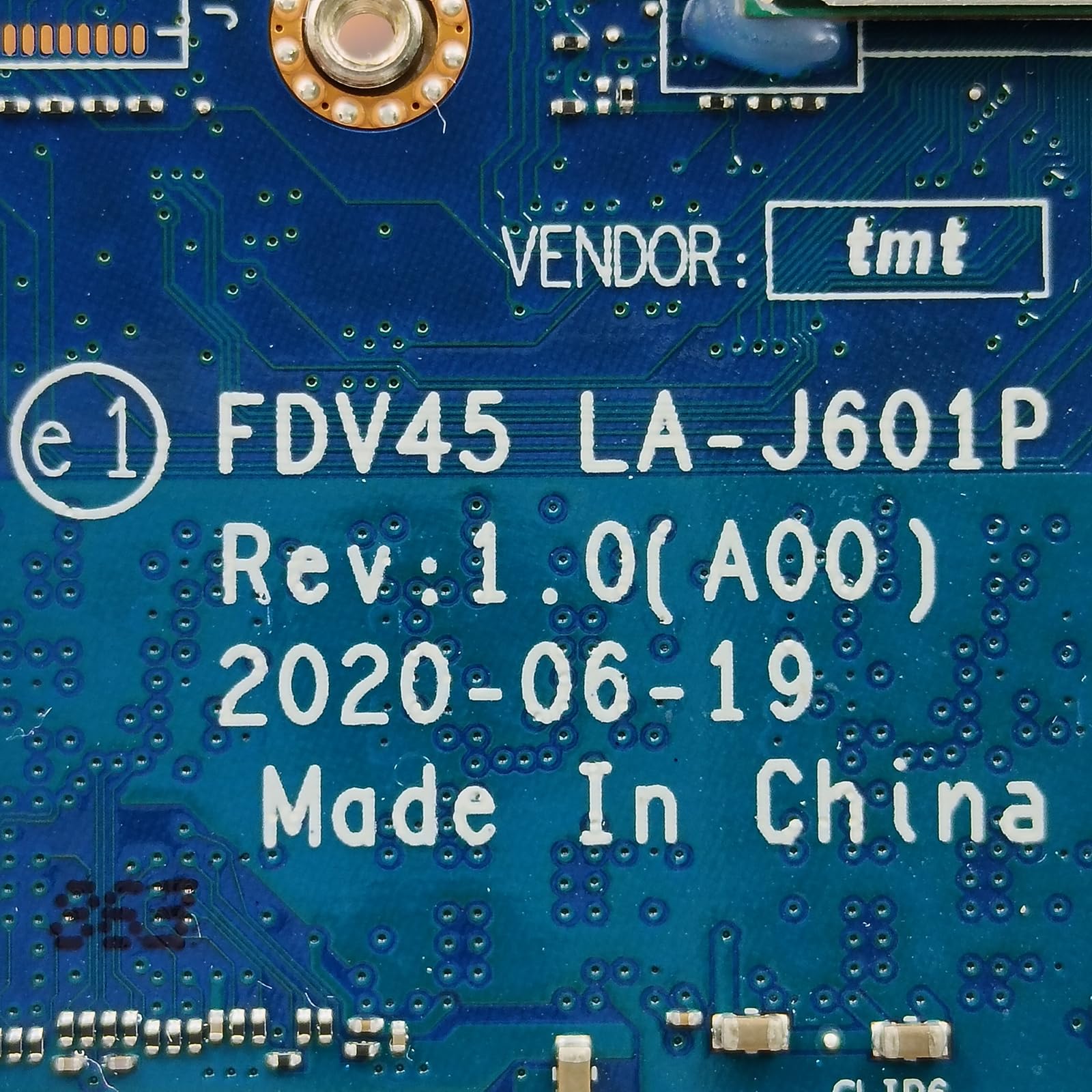 Amazon.com: LA-J601P for DELL Latitude 7410 Motherboard with i7
