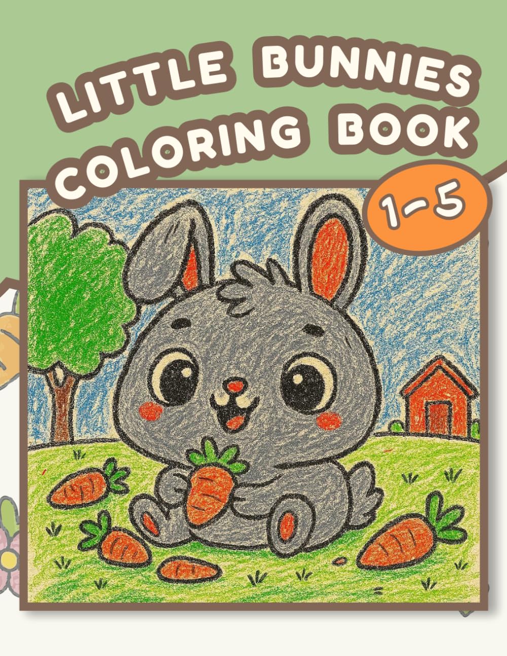 Little bunnies coloring book (Little animals coloring book)