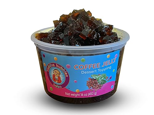 Café Jelly Postre Topping por Buddha Bubbles Boba Coffee Jelly